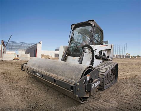 skid steer rock roller attachment|bobcat roller attachment for sale.